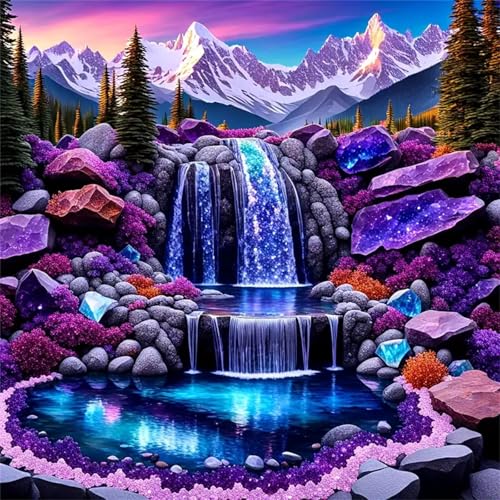 Puzzles 70 Teile Erwachsene,16x16 cm Lernspiel Herausforderung Spielzeug 70 Teile Bunter Wasserfallsee Puzzles für Erwachsene Puzzles 70 Teile Erwachsene,16x16 cm Lernspiel Herausforderung Spielzeug 70 Teile Bunter Wasserfallsee Puzzles für Erwachsene von Yeecer