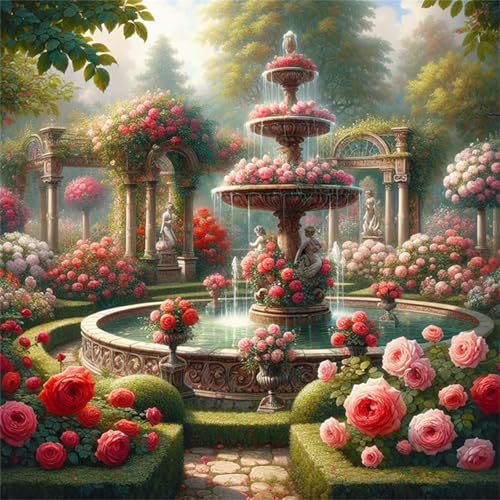 Puzzles 70 Teile Erwachsene,16x16 cm Lernspiel Herausforderung Spielzeug 70 Teile Gartenbrunnen Puzzles für Erwachsene Puzzles 70 Teile Erwachsene,16x16 cm Lernspiel Herausforderung Spielzeug 70 Teile Gartenbrunnen Puzzles für Erwachsene von Yeecer