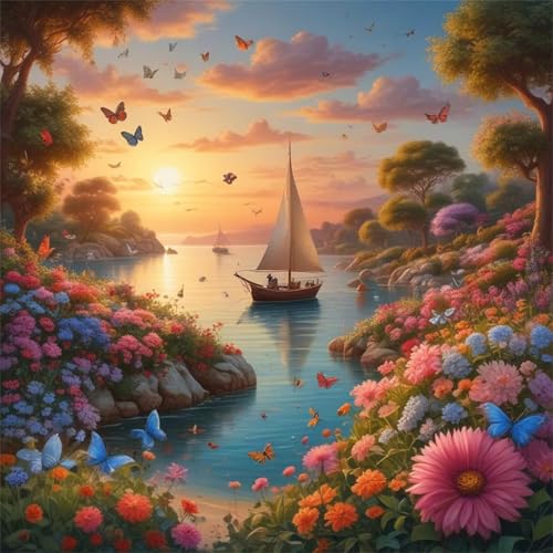 Puzzles 70 Teile Erwachsene,16x16 cm Lernspiel Herausforderung Spielzeug 70 Teile Küstenlandschaft Blumen Puzzles für Erwachsene Puzzles 70 Teile Erwachsene,16x16 cm Lernspiel Herausforderung Spielzeug 70 Teile Küstenlandschaft Blumen Puzzles für Erwachsene von Yeecer