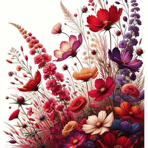 Puzzles 70 Teile Erwachsene,16x16 cm Lernspiel Herausforderung Spielzeug 70 Teile Rote Blumen Puzzles für Erwachsene Puzzles 70 Teile Erwachsene,16x16 cm Lernspiel Herausforderung Spielzeug 70 Teile Rote Blumen Puzzles für Erwachsene von Yeecer