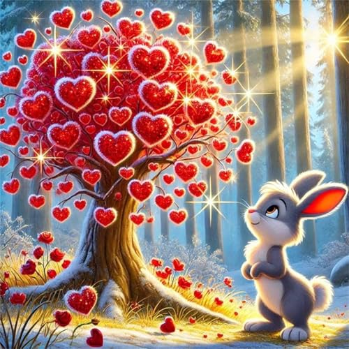 Puzzles 70 Teile Erwachsene,16x16 cm Lernspiel Herausforderung Spielzeug 70 Teile Rotes Herz-Baumkaninchen Puzzles für Erwachsene Puzzles 70 Teile Erwachsene,16x16 cm Lernspiel Herausforderung Spielzeug 70 Teile Rotes Herz-Baumkaninchen Puzzles für Erwachsene von Yeecer