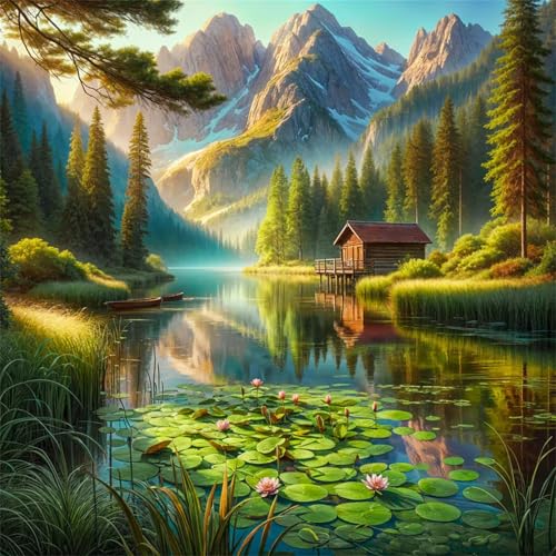 Puzzles 70 Teile Erwachsene,16x16 cm Lernspiel Herausforderung Spielzeug 70 Teile Woods Lake Hütte Puzzles für Erwachsene Puzzles 70 Teile Erwachsene,16x16 cm Lernspiel Herausforderung Spielzeug 70 Teile Woods Lake Hütte Puzzles für Erwachsene von Yeecer