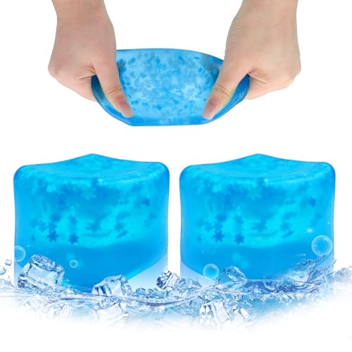 Yeefunjoy 2 Stück Stressballs für Kinder und Erwachsene, Eiswürfel-Fidget Toys, Würfelförmig Knetball, Anti Stress Bälle, Stress Relief Sensory Toys für Autismus ADHD Weihnachten Geburtstag Geschenke von Yeefunjoy