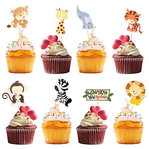 LEMONSTONE 24 Stück Hunde Geburtstag,Hunde Cupcake Topper,Muffin