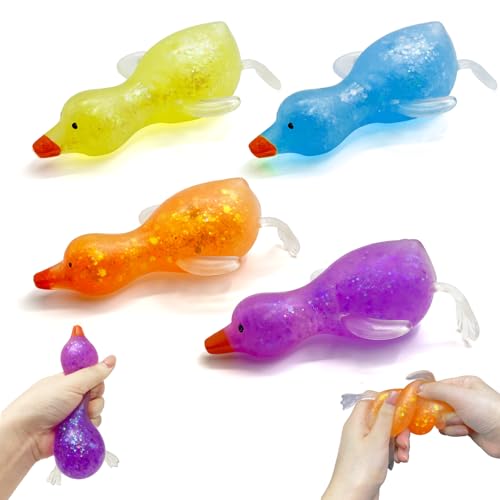 Yeefunjoy 4 Stück Ente Squishy, Cartoon Ente Stressabbau-Spielzeug Taba Squishy, Kawaii Squeeze Fidget Toy Fufu Squishy Anti Stress Spielzeug Quetsch Spielzeug für Kinder und Erwachsene Geschenk Yeefunjoy 4 Stück Ente Squishy, Cartoon Ente Stressabbau-Spielzeug Taba Squishy, Kawaii Squeeze Fidget Toy Fufu Squishy Anti Stress Spielzeug Quetsch Spielzeug für Kinder und Erwachsene Geschenk von Yeefunjoy