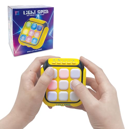 Yeefunjoy Fast Push Game Fidget Toys, Flashing Quick Push Spiel Handheld-Spielekonsole für Kinder, Elektronisches Spiel Light Up Fidget Antistress Gamepad Spielzeug Geschenke für Jungen Mädchen Teens Yeefunjoy Fast Push Game Fidget Toys, Flashing Quick Push Spiel Handheld-Spielekonsole für Kinder, Elektronisches Spiel Light Up Fidget Antistress Gamepad Spielzeug Geschenke für Jungen Mädchen Teens von Yeefunjoy