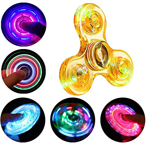 Yeefunjoy Fidget Finger Spielzeug für Kinder-LED Kristall Fidget Set Finger Toy, Coole Beschäftigung zum reduzieren von Stress, Depressionenen, ADS &ADHS von Yeefunjoy