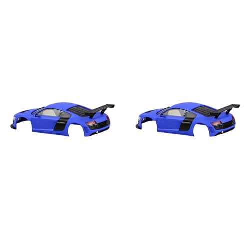 Yeihhtuk 2X für Le Karosserie Auto Schale 98mm Radstand für 1:28RC Auto W02,MR02,MR03,IW04M Mini-Q von Yeihhtuk