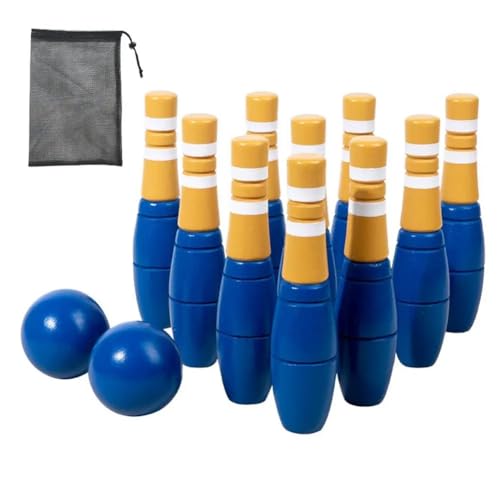 Yeihhtuk -Bowling, Bowling-Spielzeug für Drinnen und Draußen, Bowling-Set für Kinder, Interaktives Spielzeug von Yeihhtuk