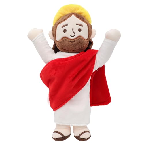 Yelakey Jesus Plush Jesus Stuffed Doll Jesus Plushie Toys Christian Stuff Religious Party Favors Gifts for Kids for Christening Easter von Yelakey