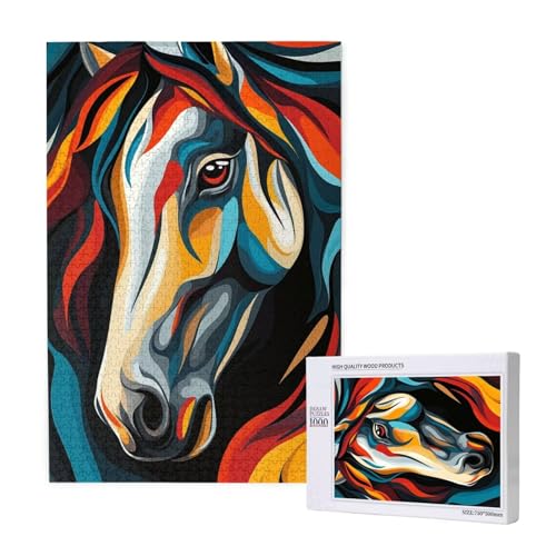 Puzzle 120 Teile Tier Puzzles für Erwachsene Pferd HD Puzzel Anspruchsvolles und Lustig Kreatives Unterhaltungsspiel, DIY Holzpuzzle für Erwachsene Als Feiertage Zimmer Deko Geschenk fur Frauen M-1700 Puzzle 120 Teile Tier Puzzles für Erwachsene Pferd HD Puzzel Anspruchsvolles und Lustig Kreatives Unterhaltungsspiel, DIY Holzpuzzle für Erwachsene Als Feiertage Zimmer Deko Geschenk fur Frauen M-1700 von Yeogcohe