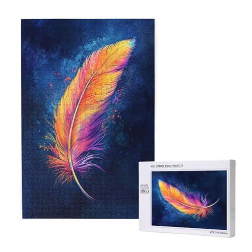 Puzzle 1500 Teile Feder Puzzles für Erwachsene Farbe HD Puzzel Anspruchsvolles und Lustig Kreatives Unterhaltungsspiel, DIY Holzpuzzle für Erwachsene Als Feiertage Deko Geschenk fur Frauen M-1863 Puzzle 1500 Teile Feder Puzzles für Erwachsene Farbe HD Puzzel Anspruchsvolles und Lustig Kreatives Unterhaltungsspiel, DIY Holzpuzzle für Erwachsene Als Feiertage Deko Geschenk fur Frauen M-1863 von Yeogcohe