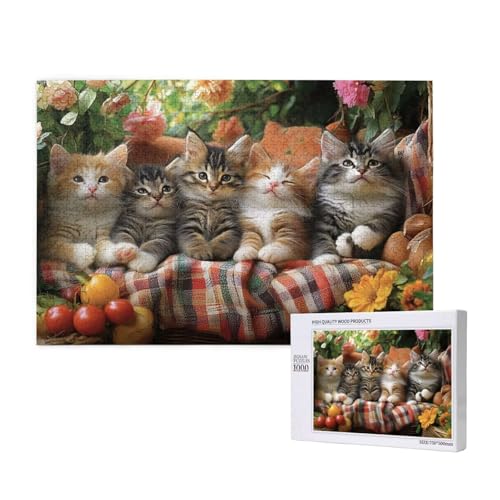 Puzzle 3000 Teile Blume Puzzles für Erwachsene Katze HD Puzzel Anspruchsvolles und Lustig Kreatives Unterhaltungsspiel, DIY Holzpuzzle für Erwachsene Als Feiertage Deko Geschenk fur Frauen M-861 Puzzle 3000 Teile Blume Puzzles für Erwachsene Katze HD Puzzel Anspruchsvolles und Lustig Kreatives Unterhaltungsspiel, DIY Holzpuzzle für Erwachsene Als Feiertage Deko Geschenk fur Frauen M-861 von Yeogcohe
