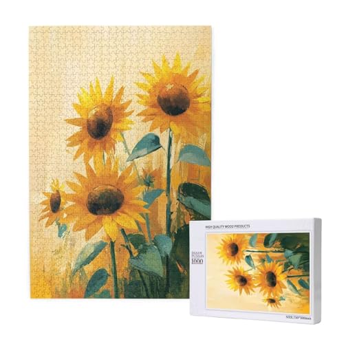 Puzzle 3000 Teile Sonnenblume Puzzles für Erwachsene Blume HD Puzzel Anspruchsvolles und Lustig Kreatives Unterhaltungsspiel, DIY Holzpuzzle für Erwachsene Als Feiertage Geschenk fur Frauen M-1780 Puzzle 3000 Teile Sonnenblume Puzzles für Erwachsene Blume HD Puzzel Anspruchsvolles und Lustig Kreatives Unterhaltungsspiel, DIY Holzpuzzle für Erwachsene Als Feiertage Geschenk fur Frauen M-1780 von Yeogcohe