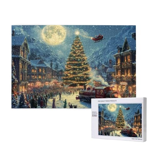 Puzzle 500 Teile Weihnachten Puzzles für Erwachsene Baum HD Puzzel Anspruchsvolles und Lustig Kreatives Unterhaltungsspiel, DIY Holzpuzzle für Erwachsene Als Feiertage Geschenk fur Frauen M-1050 Puzzle 500 Teile Weihnachten Puzzles für Erwachsene Baum HD Puzzel Anspruchsvolles und Lustig Kreatives Unterhaltungsspiel, DIY Holzpuzzle für Erwachsene Als Feiertage Geschenk fur Frauen M-1050 von Yeogcohe