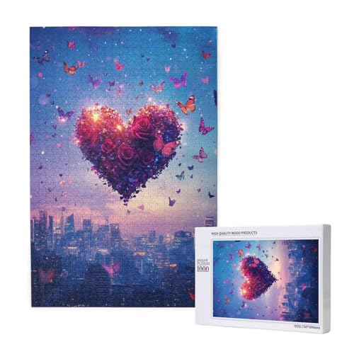 Puzzle 5000 Teile Liebe Puzzles für Erwachsene Schmetterling HD Puzzel Anspruchsvolles und Lustig Kreatives Unterhaltungsspiel, DIY Holzpuzzle für Erwachsene Als Feiertage Geschenk fur Frauen M-1813 Puzzle 5000 Teile Liebe Puzzles für Erwachsene Schmetterling HD Puzzel Anspruchsvolles und Lustig Kreatives Unterhaltungsspiel, DIY Holzpuzzle für Erwachsene Als Feiertage Geschenk fur Frauen M-1813 von Yeogcohe