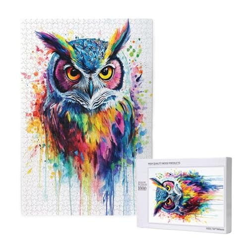 Puzzle 5000 Teile Tier Puzzles für Erwachsene Eule HD Puzzel Anspruchsvolles und Lustig Kreatives Unterhaltungsspiel, DIY Holzpuzzle für Erwachsene Als Feiertage Zimmer Deko Geschenk fur Frauen M-1720 Puzzle 5000 Teile Tier Puzzles für Erwachsene Eule HD Puzzel Anspruchsvolles und Lustig Kreatives Unterhaltungsspiel, DIY Holzpuzzle für Erwachsene Als Feiertage Zimmer Deko Geschenk fur Frauen M-1720 von Yeogcohe