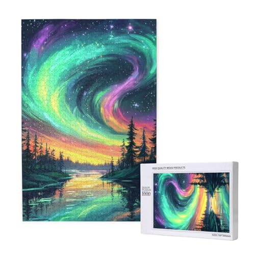 Puzzle Aurora,Puzzle 4000 Teile Landschaft Holzpuzzle Erwachsene mit Geschenkbox,Schwieriges,Unterhaltsames,Herausforderndes,Geeignet für Anfänger ab 14 Jahren,Geschenke für Männer/Frauen M-1969 Puzzle Aurora,Puzzle 4000 Teile Landschaft Holzpuzzle Erwachsene mit Geschenkbox,Schwieriges,Unterhaltsames,Herausforderndes,Geeignet für Anfänger ab 14 Jahren,Geschenke für Männer/Frauen M-1969 von Yeogcohe
