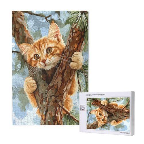Puzzle Baum,Puzzle 1000 Teile Katze Holzpuzzle Erwachsene mit Geschenkbox und Poster,Schwieriges,Unterhaltsames,Herausforderndes,Geeignet für Anfänger ab 14 Jahren,Geschenke für Männer/Frauen M-1121 Puzzle Baum,Puzzle 1000 Teile Katze Holzpuzzle Erwachsene mit Geschenkbox und Poster,Schwieriges,Unterhaltsames,Herausforderndes,Geeignet für Anfänger ab 14 Jahren,Geschenke für Männer/Frauen M-1121 von Yeogcohe