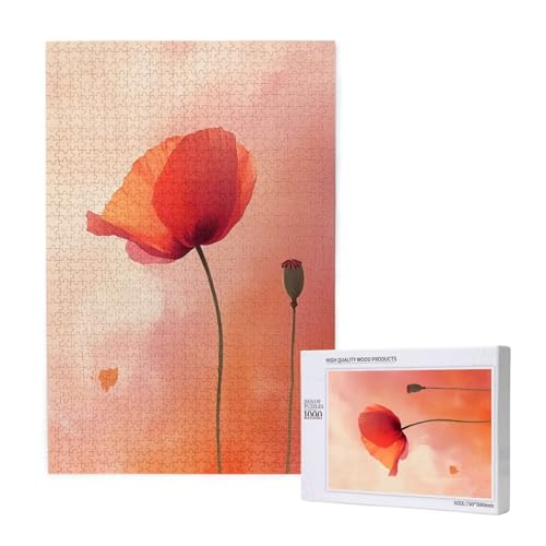 Puzzle Blume,Puzzle 4000 Teile Mohn Holzpuzzle Erwachsene mit Geschenkbox und Poster,Schwieriges,Unterhaltsames,Herausforderndes,Geeignet für Anfänger ab 14 Jahren,Geschenke für Männer/Frauen M-1696 Puzzle Blume,Puzzle 4000 Teile Mohn Holzpuzzle Erwachsene mit Geschenkbox und Poster,Schwieriges,Unterhaltsames,Herausforderndes,Geeignet für Anfänger ab 14 Jahren,Geschenke für Männer/Frauen M-1696 von Yeogcohe
