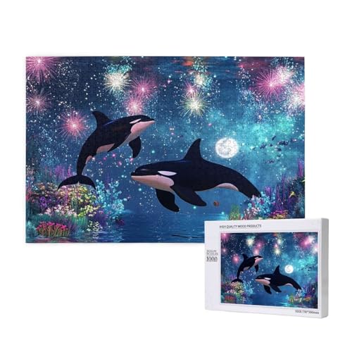 Puzzle Delphin,Puzzle 6000 Teile Mond Holzpuzzle Erwachsene mit Geschenkbox und Poster,Schwieriges,Unterhaltsames,Herausforderndes,Geeignet für Anfänger ab 14 Jahren,Geschenke für Männer/Frauen M-1072 Puzzle Delphin,Puzzle 6000 Teile Mond Holzpuzzle Erwachsene mit Geschenkbox und Poster,Schwieriges,Unterhaltsames,Herausforderndes,Geeignet für Anfänger ab 14 Jahren,Geschenke für Männer/Frauen M-1072 von Yeogcohe