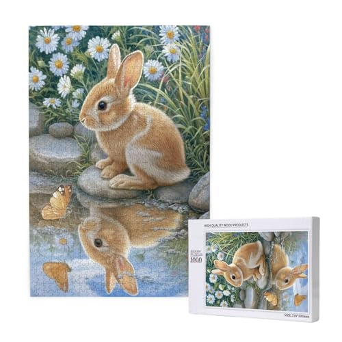 Puzzle Kaninchen,Puzzle 4000 Teile Blume Holzpuzzle Erwachsene mit Geschenkbox,Schwieriges,Unterhaltsames,Herausforderndes,Geeignet für Anfänger ab 14 Jahren,Geschenke für Männer/Frauen M-1834 Puzzle Kaninchen,Puzzle 4000 Teile Blume Holzpuzzle Erwachsene mit Geschenkbox,Schwieriges,Unterhaltsames,Herausforderndes,Geeignet für Anfänger ab 14 Jahren,Geschenke für Männer/Frauen M-1834 von Yeogcohe