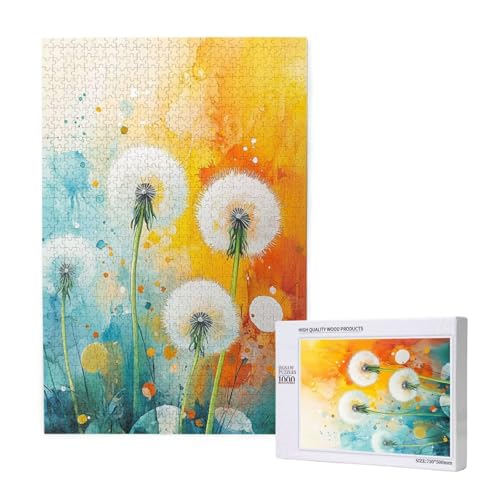 Puzzle Löwenzahn,Puzzle 4000 Teile Farbe Holzpuzzle Erwachsene mit Geschenkbox,Schwieriges,Unterhaltsames,Herausforderndes,Geeignet für Anfänger ab 14 Jahren,Geschenke für Männer/Frauen M-1697 Puzzle Löwenzahn,Puzzle 4000 Teile Farbe Holzpuzzle Erwachsene mit Geschenkbox,Schwieriges,Unterhaltsames,Herausforderndes,Geeignet für Anfänger ab 14 Jahren,Geschenke für Männer/Frauen M-1697 von Yeogcohe