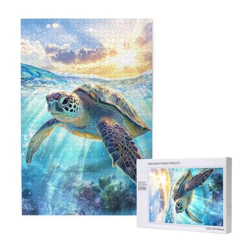 Puzzle Meeresschildkröten,Puzzle 4000 Teile Sonnenuntergang Holzpuzzle Erwachsene mit Geschenkbox,Schwieriges,Unterhaltsames,Herausforderndes,Geeignet für Anfänger ab 14 Jahren,Geschenke Frauen M-1797 Puzzle Meeresschildkröten,Puzzle 4000 Teile Sonnenuntergang Holzpuzzle Erwachsene mit Geschenkbox,Schwieriges,Unterhaltsames,Herausforderndes,Geeignet für Anfänger ab 14 Jahren,Geschenke Frauen M-1797 von Yeogcohe