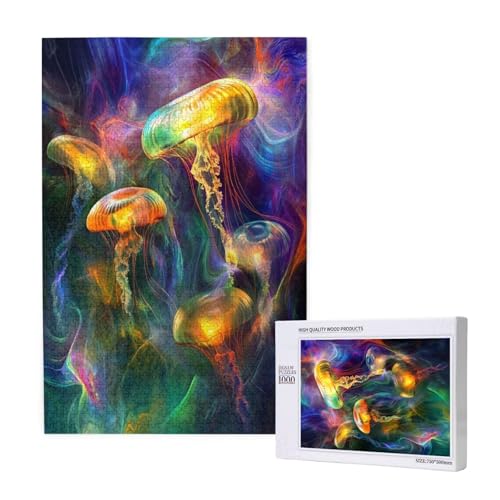 Puzzle Qualle,Puzzle 4000 Teile Tier Holzpuzzle Erwachsene mit Geschenkbox und Poster,Schwieriges,Unterhaltsames,Herausforderndes,Geeignet für Anfänger ab 14 Jahren,Geschenke für Männer/Frauen M-1735 Puzzle Qualle,Puzzle 4000 Teile Tier Holzpuzzle Erwachsene mit Geschenkbox und Poster,Schwieriges,Unterhaltsames,Herausforderndes,Geeignet für Anfänger ab 14 Jahren,Geschenke für Männer/Frauen M-1735 von Yeogcohe