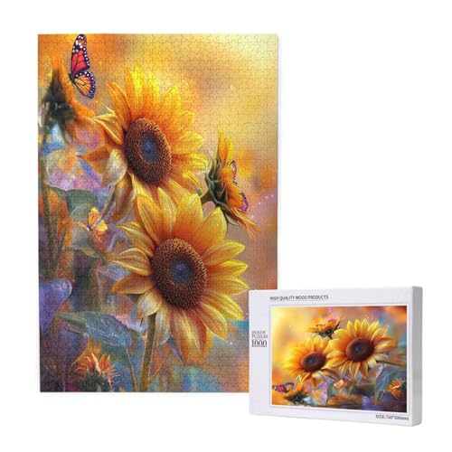 Puzzle Schmetterling,Puzzle 4000 Teile Sonnenblume Holzpuzzle Erwachsene mit Geschenkbox,Schwieriges,Unterhaltsames,Herausforderndes,Geeignet für Anfänger ab 14 Jahren,Geschenke Männer/Frauen M-1918 Puzzle Schmetterling,Puzzle 4000 Teile Sonnenblume Holzpuzzle Erwachsene mit Geschenkbox,Schwieriges,Unterhaltsames,Herausforderndes,Geeignet für Anfänger ab 14 Jahren,Geschenke Männer/Frauen M-1918 von Yeogcohe