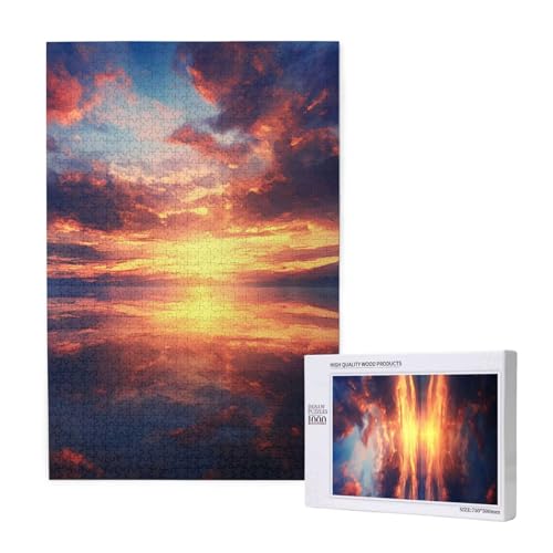 Puzzle Sonnenuntergang,Puzzle 4000 Teile Ozean Holzpuzzle Erwachsene mit Geschenkbox,Schwieriges,Unterhaltsames,Herausforderndes,Geeignet für Anfänger ab 14 Jahren,Geschenke für Männer/Frauen M-1877 Puzzle Sonnenuntergang,Puzzle 4000 Teile Ozean Holzpuzzle Erwachsene mit Geschenkbox,Schwieriges,Unterhaltsames,Herausforderndes,Geeignet für Anfänger ab 14 Jahren,Geschenke für Männer/Frauen M-1877 von Yeogcohe