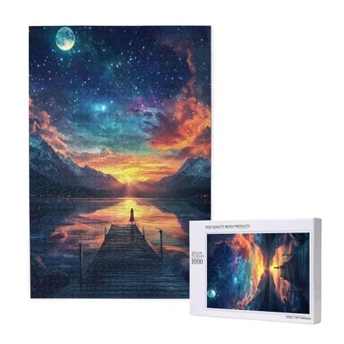 Puzzle Sternenhimmel,Puzzle 4000 Teile Sonnenuntergang Holzpuzzle Erwachsene mit Geschenkbox,Schwieriges,Unterhaltsames,Herausforderndes,Geeignet für Anfänger ab 14 Jahren,Geschenke Frauen M-1910 Puzzle Sternenhimmel,Puzzle 4000 Teile Sonnenuntergang Holzpuzzle Erwachsene mit Geschenkbox,Schwieriges,Unterhaltsames,Herausforderndes,Geeignet für Anfänger ab 14 Jahren,Geschenke Frauen M-1910 von Yeogcohe