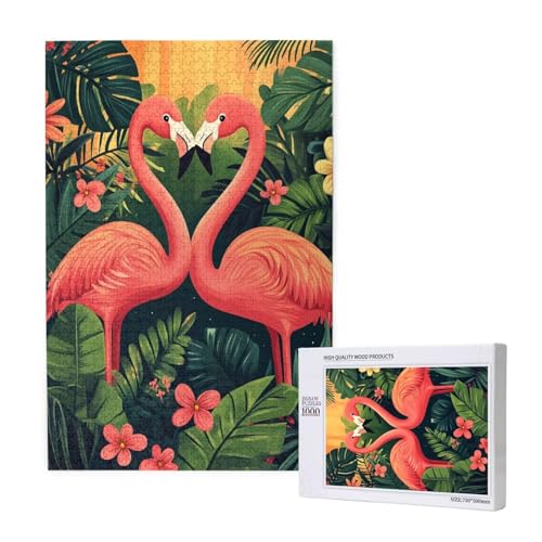 Puzzle Tier,Puzzle 4000 Teile Flamingo Holzpuzzle Erwachsene mit Geschenkbox und Poster,Schwieriges,Unterhaltsames,Herausforderndes,Geeignet für Anfänger ab 14 Jahren,Geschenke für Frauen M-1775 Puzzle Tier,Puzzle 4000 Teile Flamingo Holzpuzzle Erwachsene mit Geschenkbox und Poster,Schwieriges,Unterhaltsames,Herausforderndes,Geeignet für Anfänger ab 14 Jahren,Geschenke für Frauen M-1775 von Yeogcohe