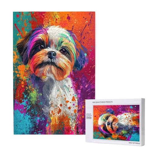 Puzzle Tier,Puzzle 4000 Teile Hund Holzpuzzle Erwachsene mit Geschenkbox und Poster,Schwieriges, Unterhaltsames, Herausforderndes, Geeignet für Anfänger ab 14 Jahren,Geschenke für Männer/Frauen M-1865 Puzzle Tier,Puzzle 4000 Teile Hund Holzpuzzle Erwachsene mit Geschenkbox und Poster,Schwieriges, Unterhaltsames, Herausforderndes, Geeignet für Anfänger ab 14 Jahren,Geschenke für Männer/Frauen M-1865 von Yeogcohe