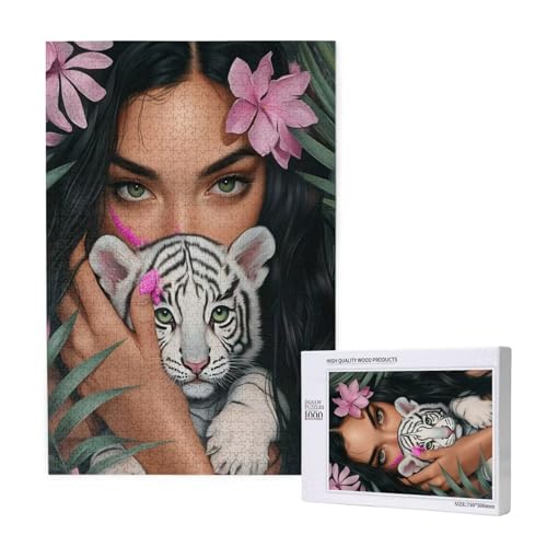 Puzzle Tiger,Puzzle 300 Teile Frau Holzpuzzle Erwachsene mit Geschenkbox und Poster,Schwieriges, Unterhaltsames, Herausforderndes, Geeignet für Anfänger ab 14 Jahren,Geschenke für Männer/Frauen M-1176 Puzzle Tiger,Puzzle 300 Teile Frau Holzpuzzle Erwachsene mit Geschenkbox und Poster,Schwieriges, Unterhaltsames, Herausforderndes, Geeignet für Anfänger ab 14 Jahren,Geschenke für Männer/Frauen M-1176 von Yeogcohe