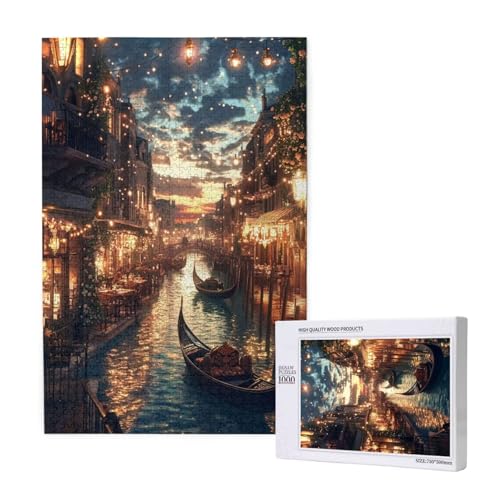 Puzzle Venedig,Puzzle 4000 Teile Boot Holzpuzzle Erwachsene mit Geschenkbox und Poster,Schwieriges,Unterhaltsames,Herausforderndes,Geeignet für Anfänger ab 14 Jahren,Geschenke für Männer/Frauen M-1754 Puzzle Venedig,Puzzle 4000 Teile Boot Holzpuzzle Erwachsene mit Geschenkbox und Poster,Schwieriges,Unterhaltsames,Herausforderndes,Geeignet für Anfänger ab 14 Jahren,Geschenke für Männer/Frauen M-1754 von Yeogcohe