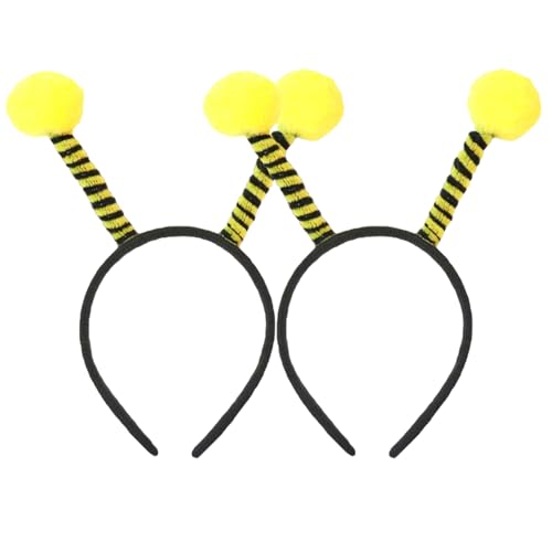 Yeory Bienenstirnband, 2pcs Animal Kopfbedeckung, Bienendekoration Haar Hoop, Cosplay -Stirnband für Kinder, Party Stirnband von Yeory