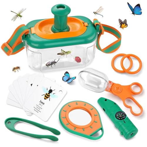 Yeory Bug Catching Kit für Kinder, Campingspielzeug im Freien mit Insektensammler, Bildungsspielzeug für Bildungskinder, Kinderspielzeug von Yeory