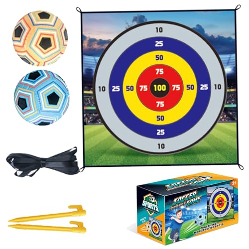 Yeory Fußballballspiel Set für Kinder, Fußballspiele, Fußball -Ball -Set mit 4 Sticking Hooks, Style 1 Fußballspiel Set für Kinder von Yeory