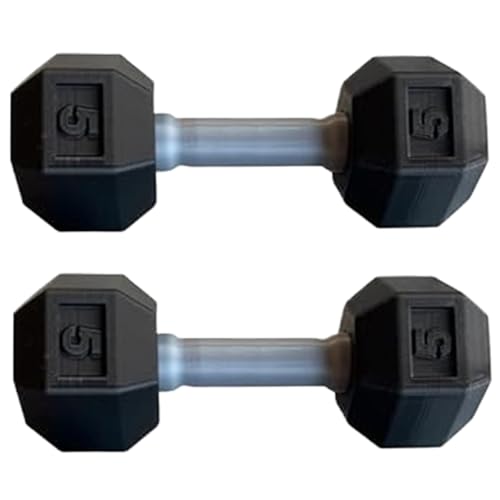 Yeory Kinder Hanteln, 2pcs Hanteln für Baby Mini, Baby Dumbbell -Kinderspielzeug, Silikon -Kleinkind -Rassel schwarz, lustige Sportspielzeug für Kleinkinder von Yeory