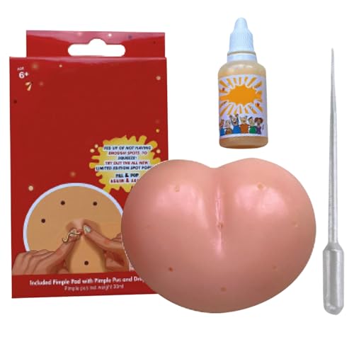 Yeory Pimple Popper -Spielzeug, Stressabbau Pickel Popping Toy, lustiger Squeeze Spot Popper Toy, Squeeze Pickel Spielzeug, Pickelspielzeug für Erwachsene von Yeory