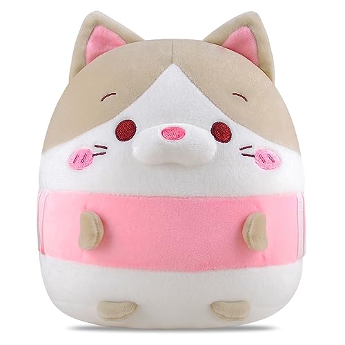 Yeqivo 30CM Kuscheltier Kawaii für Kinder Katzen Plüschtier Stofftiere Weiches Wurfkissen Plüsch Kissen Ausgestopftes Spielzeug Geschenk über 3 Jahren von Yeqivo