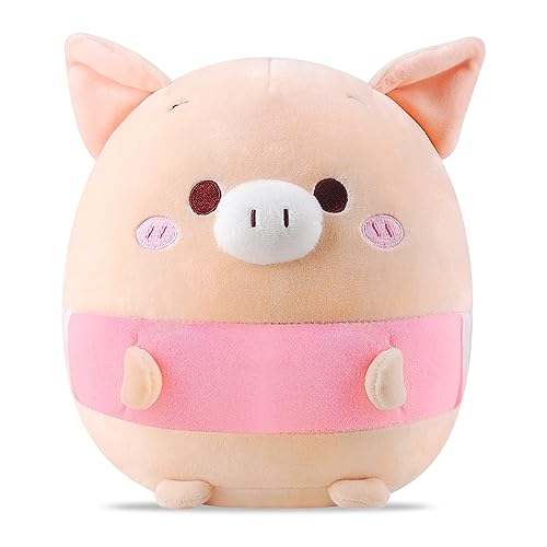 Yeqivo 30CM Kuscheltier Kawaii für Kinder Schwein Plüschtier Stofftiere Weiches Wurfkissen Plüsch Kissen Ausgestopftes Spielzeug Geschenk über 3 Jahren von Yeqivo