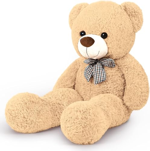 Yeqivo Groß Teddybär Kuschelbär XXL riesen Teddy Bear Plüschbär Kuscheltier (Hellbraun) von Yeqivo