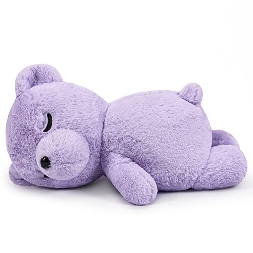 Yeqivo Koala Plüschpuppe Kuscheltier Plüschtier Schlafbär Schlafender Koalabär Teddybär (50CM,Lila) von Yeqivo