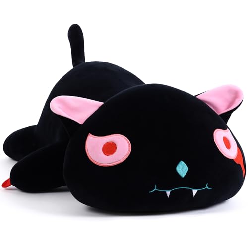 Yeqivo Nettes Axolotl Plüsch, weiches gefülltes Tier Salamander Plüsch Kissen, Kawaii Plüsch Spielzeug für Kinder (Bat,30CM) von Yeqivo