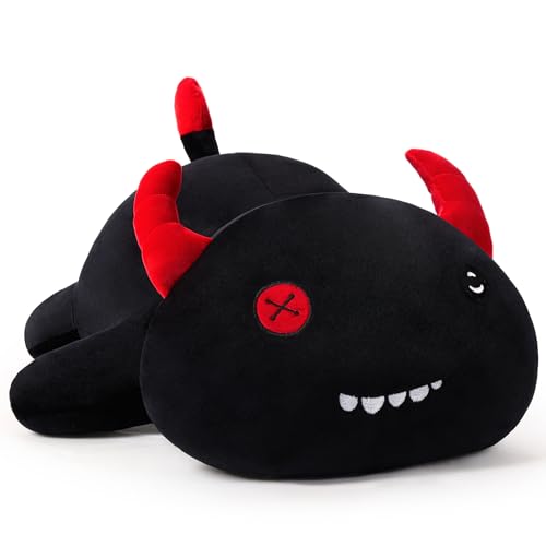 Yeqivo Nettes Axolotl Plüsch, weiches gefülltes Tier Salamander Plüsch Kissen, Kawaii Plüsch Spielzeug für Kinder (Rinder,30CM) von Yeqivo