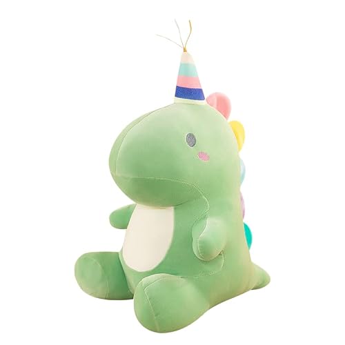 Yeqivo Niedliches Dinosaurier Spielzeug Stofftier Plüschtiere Weiche Dino Plüschtiere für Kinder Plüschpuppe Geschenke für Jungen und Mädchen (40CM,Grün) von Yeqivo