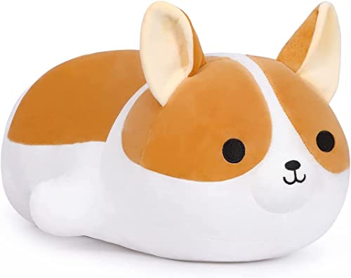 Yeqivo Plüsch Corgi Hund Shiba Inu Hund Plüsch Kissen Gefülltes Tier Corgi Kinder Plüsch Spielzeug Kissen(Corgi,40cm/15.7in) von Yeqivo