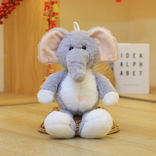 Yeqivo Plüschtier Kuscheltier Kawaii für Kinder Dschungeltier Elefant (Elefant,35CM) von Yeqivo